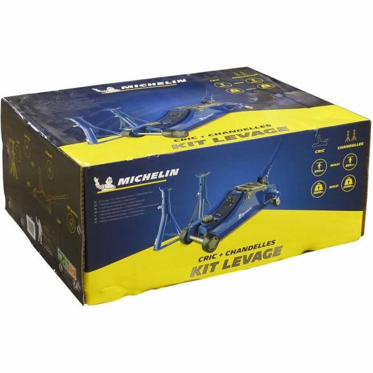 Cric Michelin 1800 Kg Azzurro Idraulico